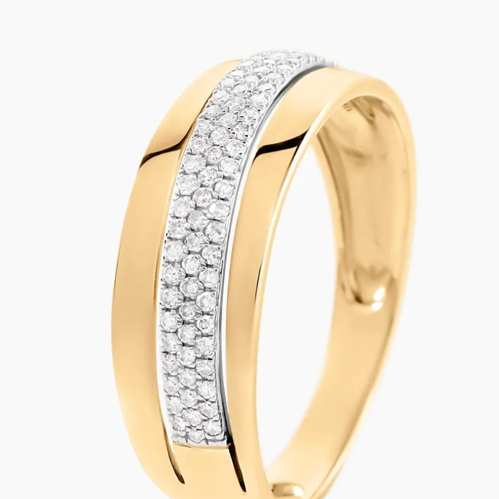 Bague Tima Or Jaune Diamant