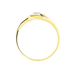 Bague Tiphaine Or Jaune Amethyste