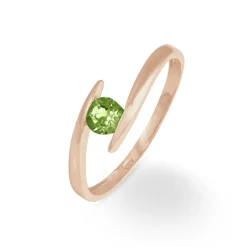 Bague Tiphaine Or Rose Péridot