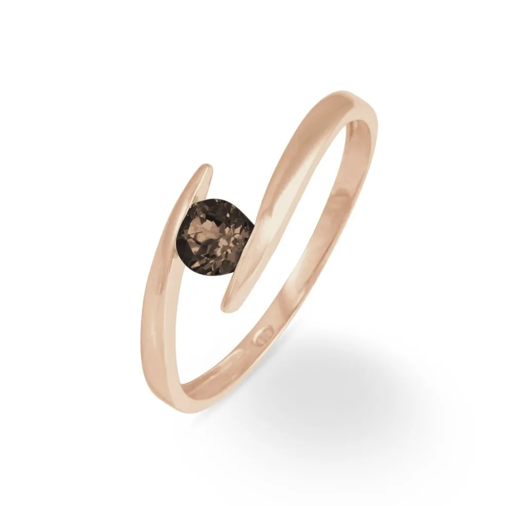Bague Tiphaine Or Rose Quartz