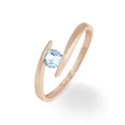 Bague Tiphaine Or Rose Topaze