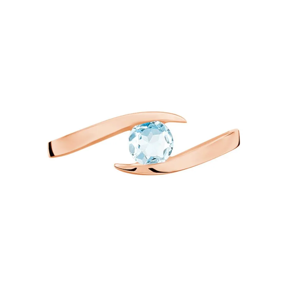 Bague Tiphaine Or Rose Topaze