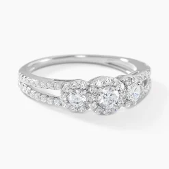 Bague Titemae Argent Blanc Oxyde De Zirconium