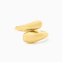 Bague Tizzie Acier Jaune