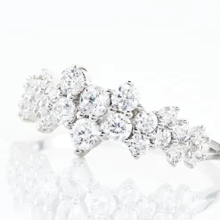 Bague Tokyo Or Blanc Oxyde De Zirconium