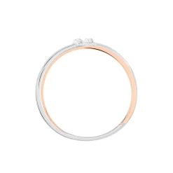 Bague Tonnia Or Bicolore Diamant