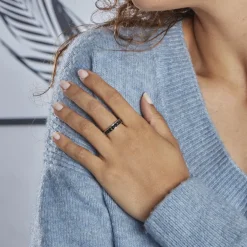 Bague Tour Complet Mondy Argent Oxydes De Zirconium