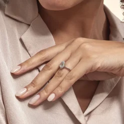 Bague Trick Or Blanc Topaze Et Oxyde