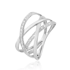 Bague Trisca Or Blanc Diamant