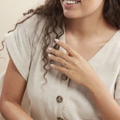 Bague Troyen Or Tricolore Diamant