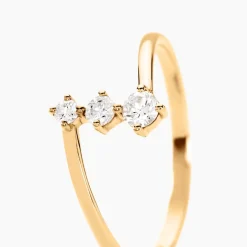 Bague Tryphena Or Jaune Diamant Synthétique