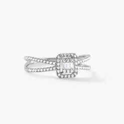 Bague Twila Or Blanc Oxyde De Zirconium