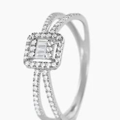 Bague Twila Or Blanc Oxyde De Zirconium