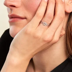 Bague Twila Or Blanc Oxyde De Zirconium