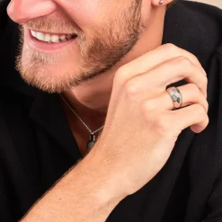 Bague Two Argent Blanc