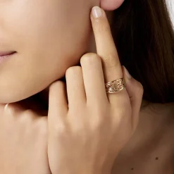 Bague Tyfene Plaqué Or Jaune