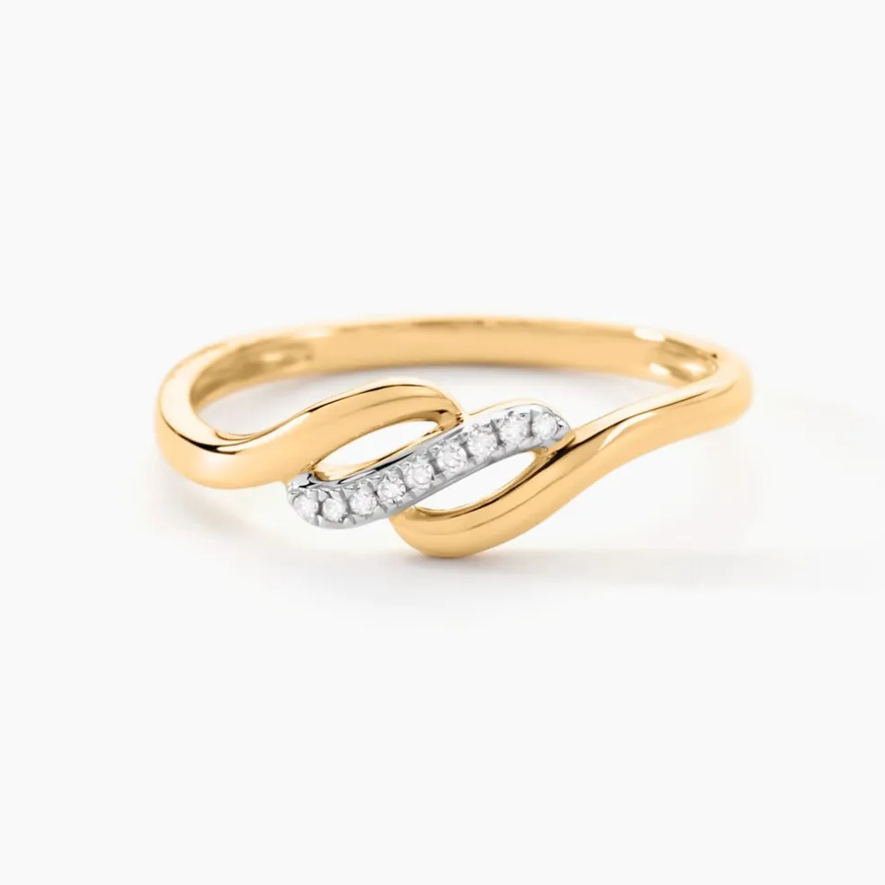 Bague Tylane Or Jaune Diamant
