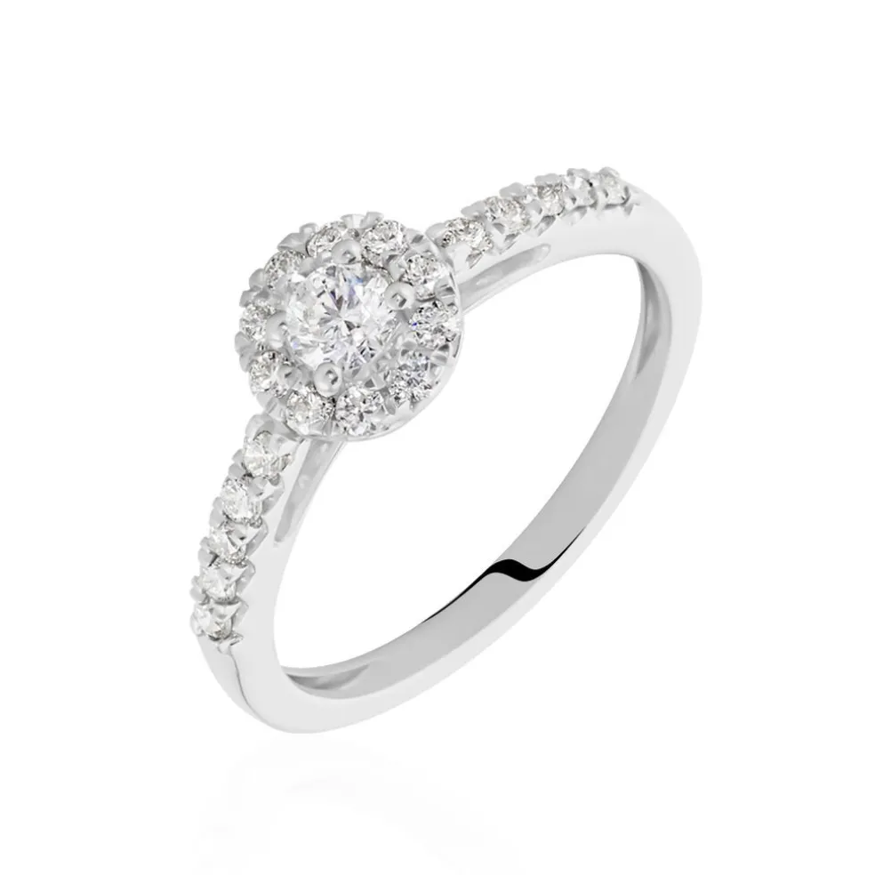Bague Urbane Platine Blanc Diamant