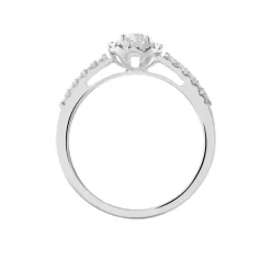 Bague Urbane Platine Blanc Diamant