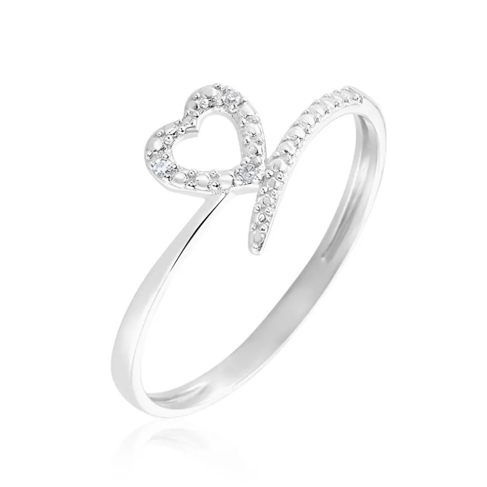 Bague Urias Or Blanc Diamant