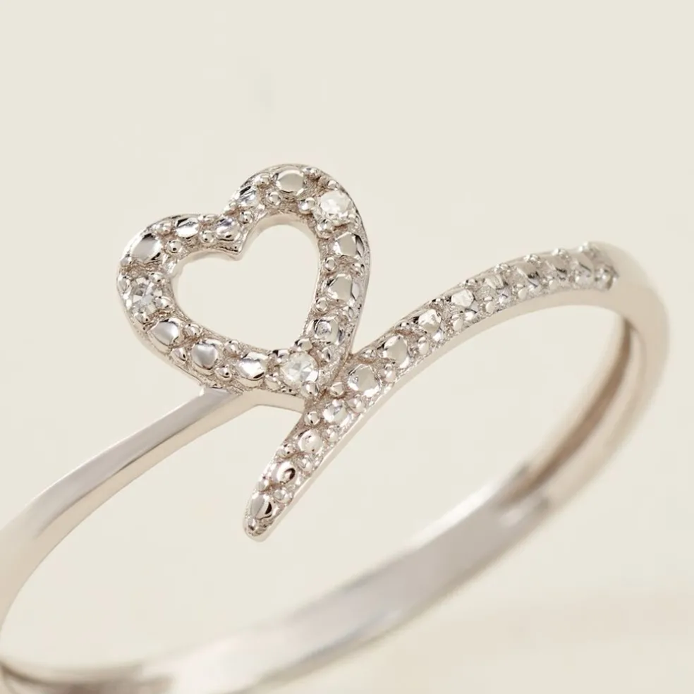 Bague Urias Or Blanc Diamant