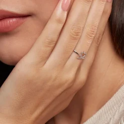 Bague Urias Or Blanc Diamant