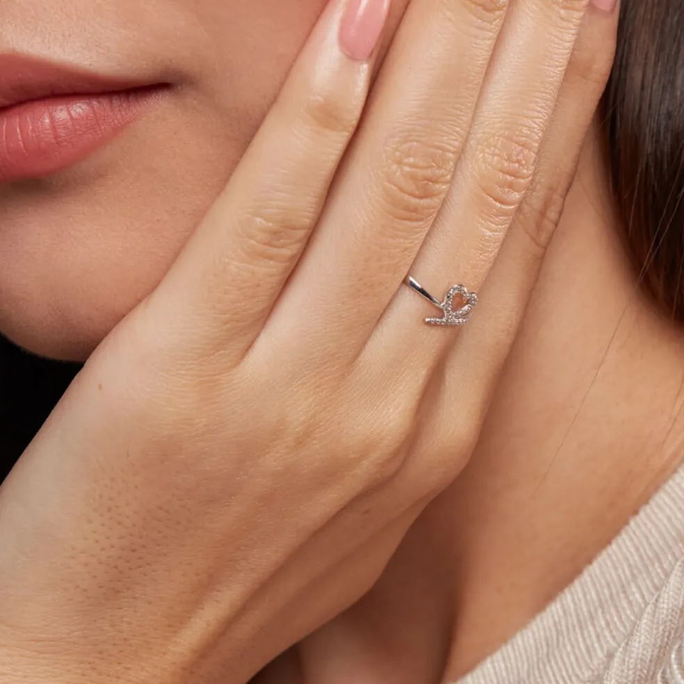 Bague Urias Or Blanc Diamant