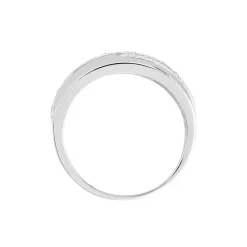 Bague Urpa Argent Blanc Oxyde De Zirconium