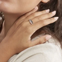 Bague Vahide Or Blanc Diamant