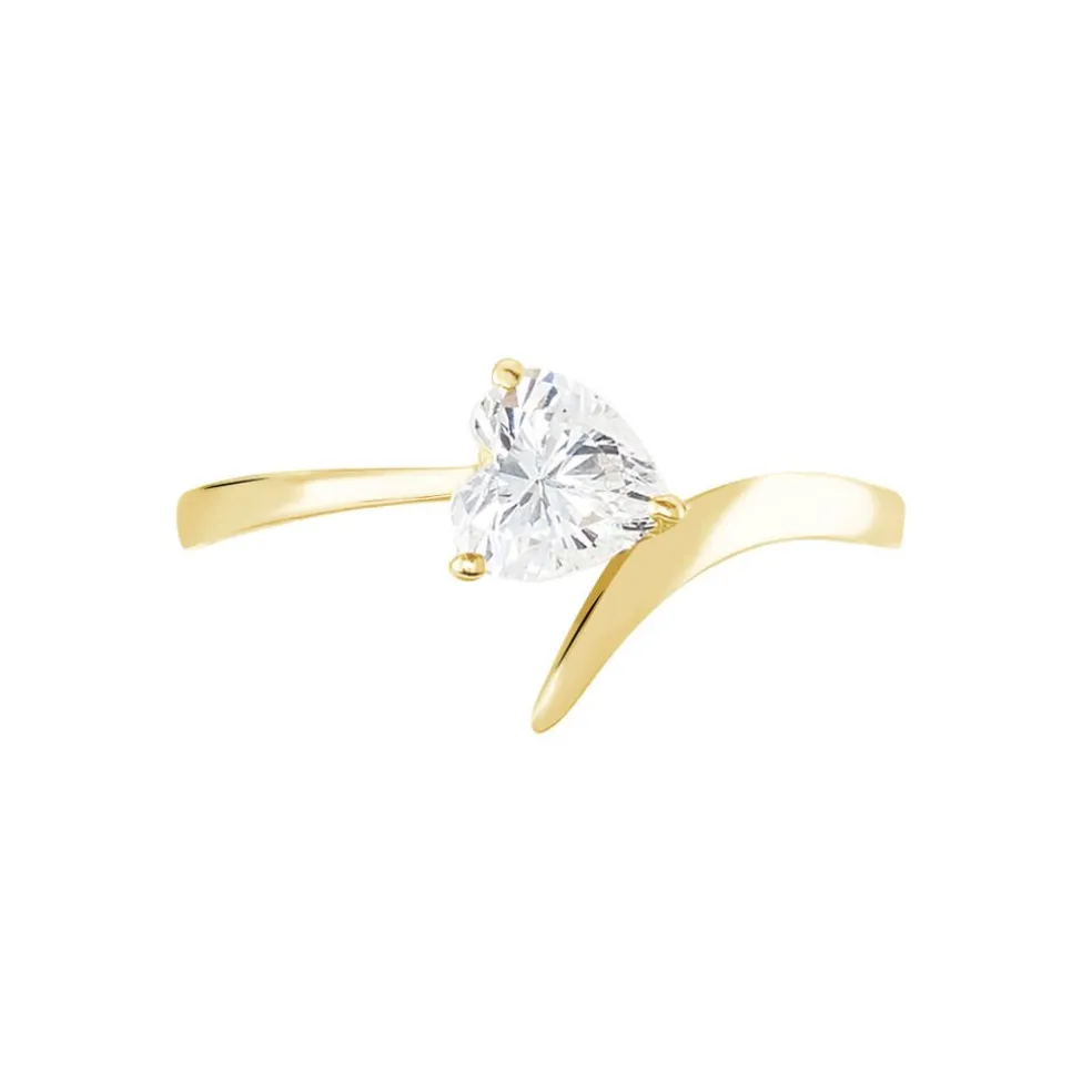 Bague Valeriana Or Jaune Oxyde De Zirconium