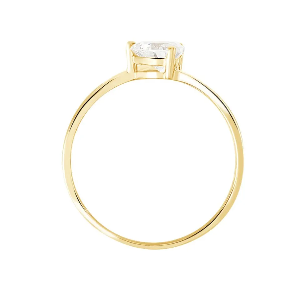 Bague Valeriana Or Jaune Oxyde De Zirconium