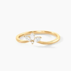 Bague Valkyries Or Jaune Diamant Synthétique