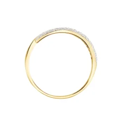 Bague Vero Or Jaune Oxyde De Zirconium