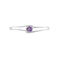 Bague Veroucha Or Blanc Amethyste