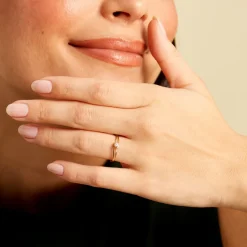 Bague Veroucha Or Jaune Oxyde De Zirconium