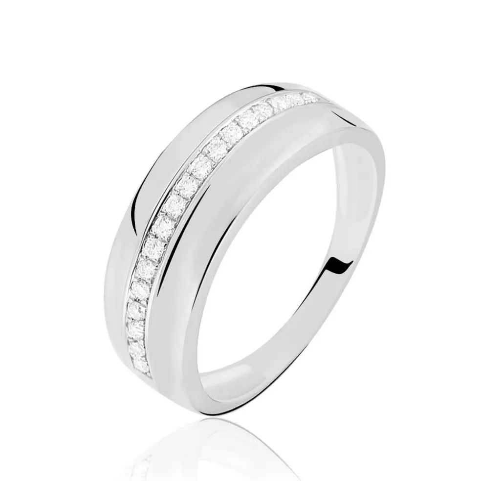 Bague Vianca Or Blanc Diamant