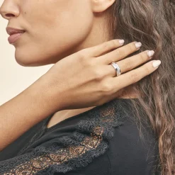 Bague Vianca Or Blanc Diamant