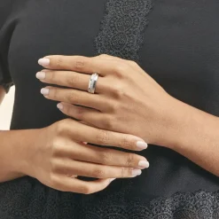 Bague Vianca Or Blanc Diamant