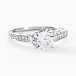 Bague Viky Argent Blanc Oxyde De Zirconium