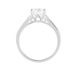 Bague Viky Argent Blanc Oxyde De Zirconium