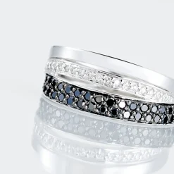 Bague Virginie Or Blanc Diamant
