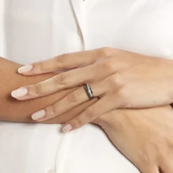 Bague Virginie Or Blanc Diamant