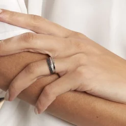 Bague Virginie Or Blanc Diamant