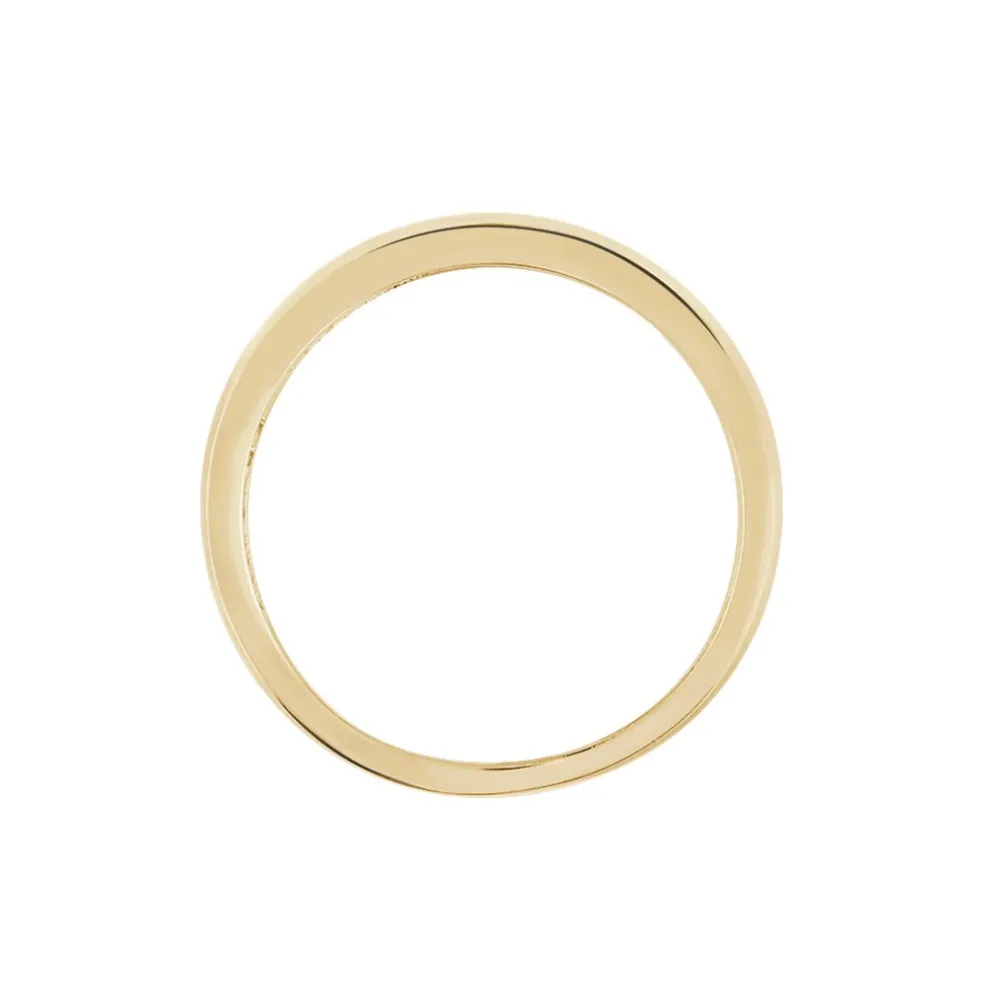 Bague Vitoria Plaqué Or Jaune Oxyde De Zirconium