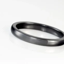 Bague Volta Ceramique Noir Céramique