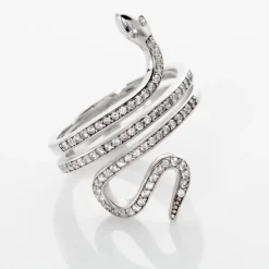 Bague Wesley Argent Blanc Oxydes De Zirconium