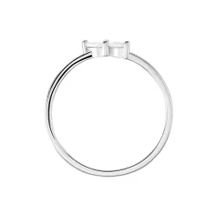 Bague Winter Sweetness Argent Blanc Oxyde De Zirconium