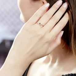 Bague Zenia Argent Rose