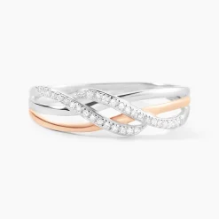 Bague Zinna Or Bicolore Diamant