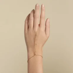 Bijou De Main Jaipur Acier Jaune